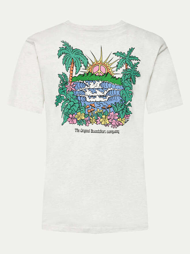 Quiksilver Quiksilver Футболка Island Sunrise Moe AQYZT09543 Сірий Regular Fit