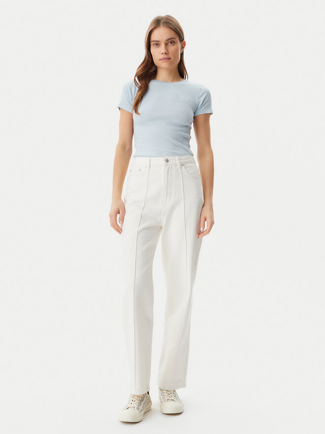 Guess Guess Marškinėliai W5GP62 KA0H1 Mėlyna Regular Fit