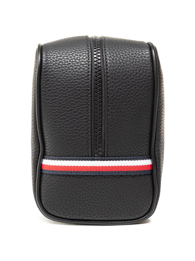Tommy Hilfiger Τσαντάκι καλλυντικών Tommy Hilfiger Essential Pu Wasbag AM0AM07284 Μαύρο