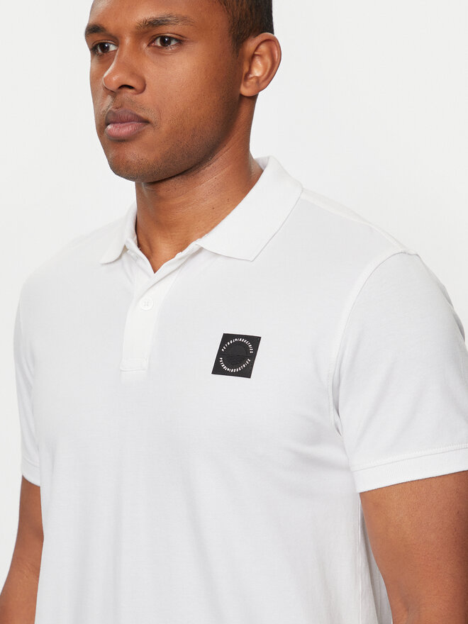 Petrol Industries Petrol Industries Poloshirt M-1040-POL945 Weiß Slim Fit