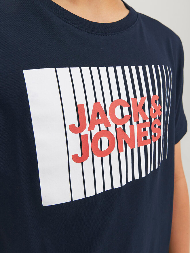 Jack&Jones Junior Jack&Jones Junior Póló 12237411 Sötétkék Regular Fit