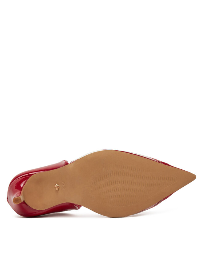 DeeZee Pantofi cu toc subțire DeeZee PX096 02 Roșu