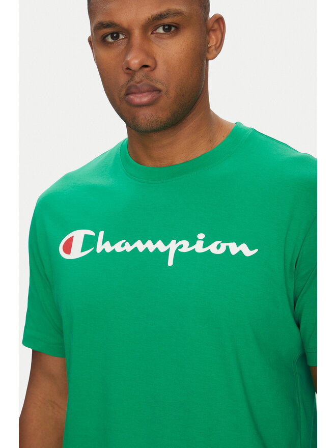 Champion Champion Marškinėliai 220256 Žalia Regular Fit