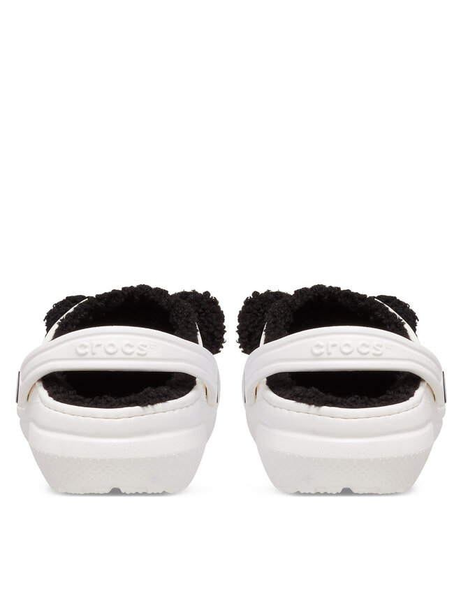 Crocs Iešļūcenes Crocs Classic Lined Iam Panda Bear Clog T 210395 Balts