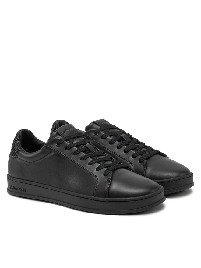 Calvin Klein Sneakers Calvin Klein Low Top Lace Up Woven HM0HM01767 Schwarz
