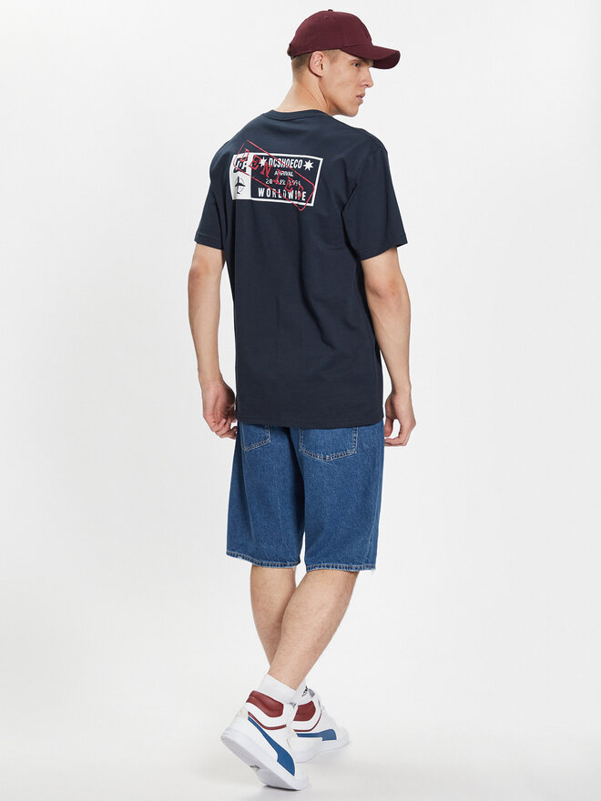DC DC Póló ADYZT05259 Sötétkék Regular Fit
