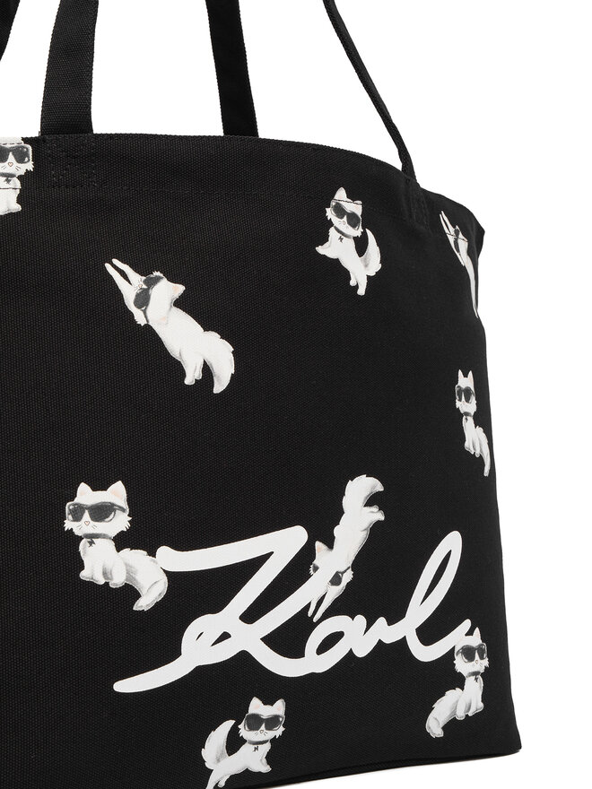 KARL LAGERFELD Geantă KARL LAGERFELD B1W50053 Negru