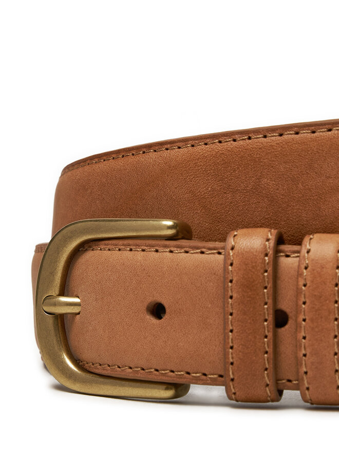 Wrangler Pasek Męski Wrangler Bombato 112358067 Brązowy