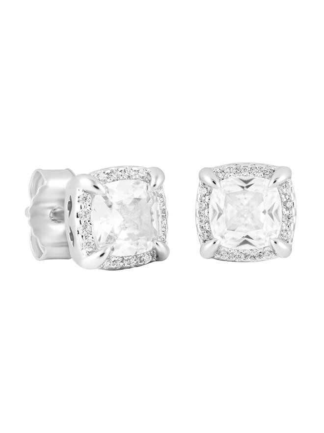 ICED STUFF Orecchini ICED STUFF Princess Square Oro bianco