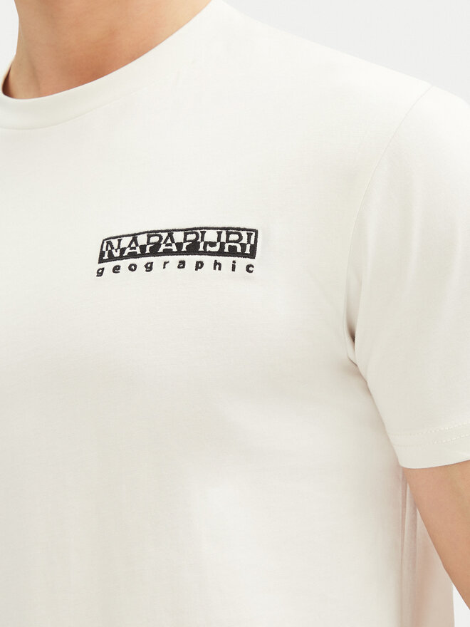 Napapijri Napapijri Футболка S-Vignoni Back SS NP0A4ILXN1A1 Білий Regular Fit