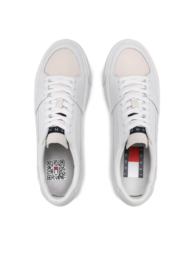 Tommy Jeans Снікерcи Tommy Jeans Vulcanized Ess EM0EM01106 Білий