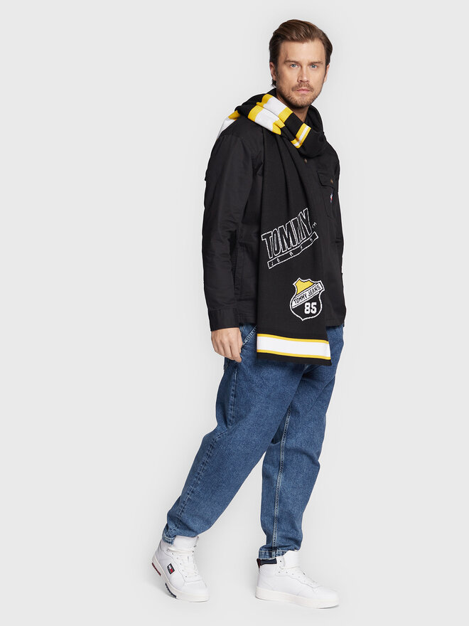 Tommy Jeans Зимен шал Tommy Jeans AM0AM10633 Черен