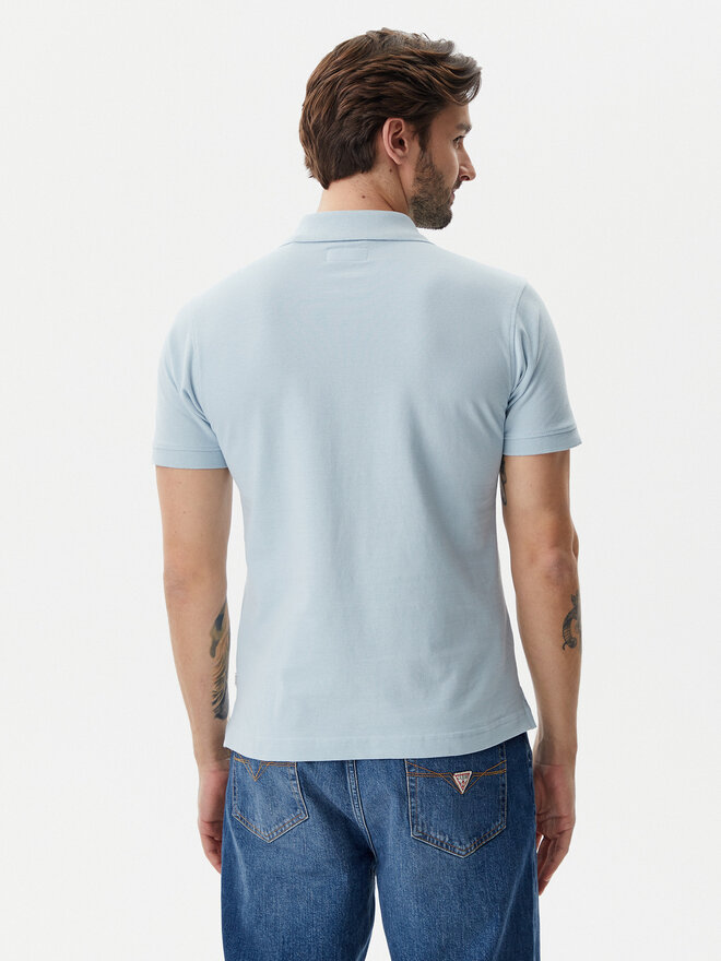 Guess Jeans Guess Jeans Poloshirt M5GP29 KCJV1 Himmelblau Regular Fit
