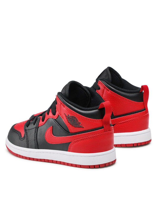 Nike Basketbalové boty Nike Jordan 1 Mid (Ps) 640734 074 Červená