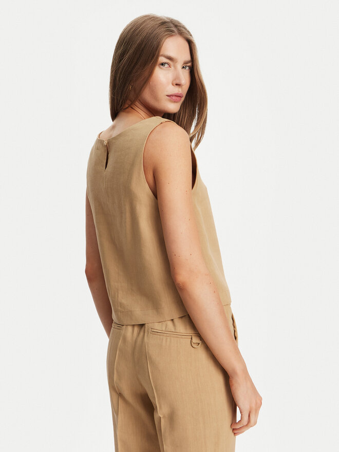 Marella Marella Топ Terni 2513161055 Бежевий Regular Fit