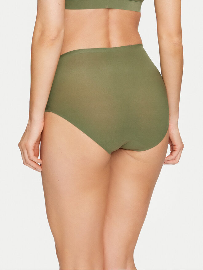 Chantelle Chantelle Klassischer Damenslip mit hoher Taille Soft Stretch C26470 Grün