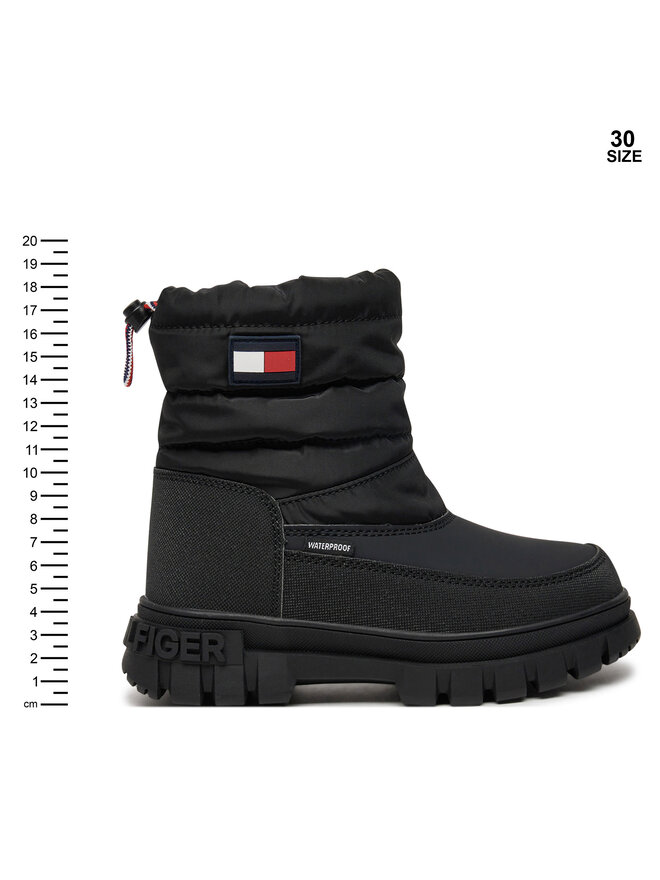 Tommy Hilfiger Botas de nieve Tommy Hilfiger Fur Boot T3X5-33715-1695 M Negro