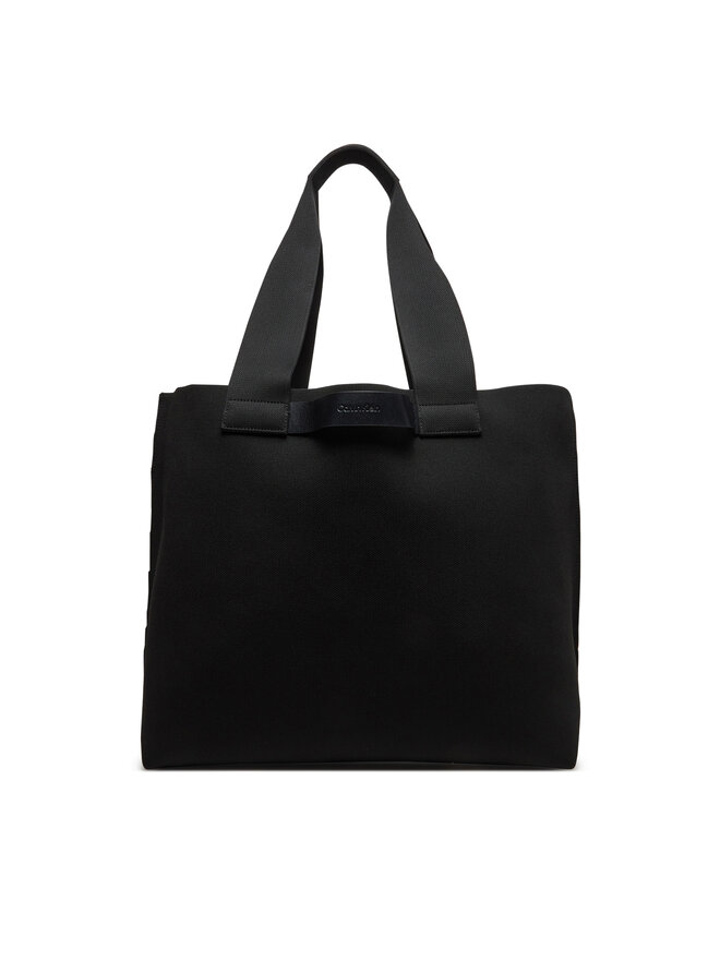 Calvin Klein Σάκος Calvin Klein Ck Ease E/W Tote Knit K50K512892 Μαύρο