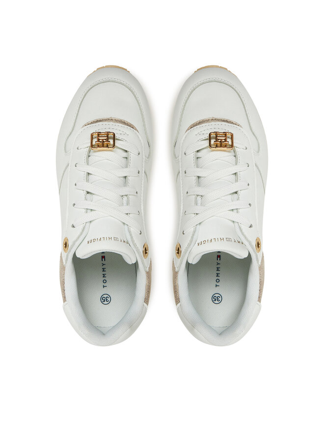 Tommy Hilfiger Sneakers Tommy Hilfiger Low Cut Lace-Up Sneaker T3A9-33765-1355 S Weiß