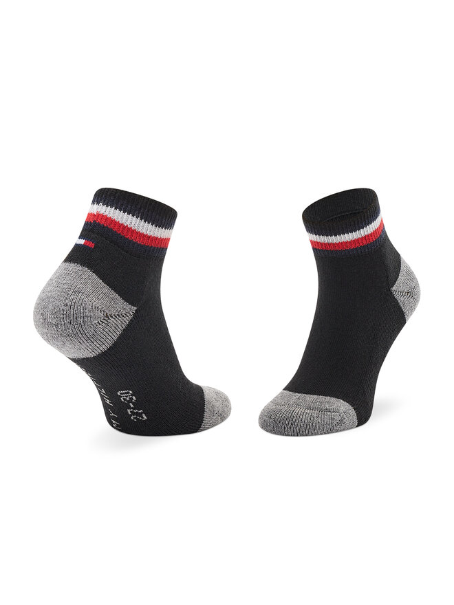 Tommy Hilfiger Комплект 2 чифта дълги чорапи детски Tommy Hilfiger 100001501 Черен