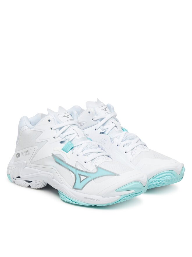 Mizuno Batai uždaroms aikštelėms Mizuno Wave Lightning Z8 Mid V1GC2405 Balta