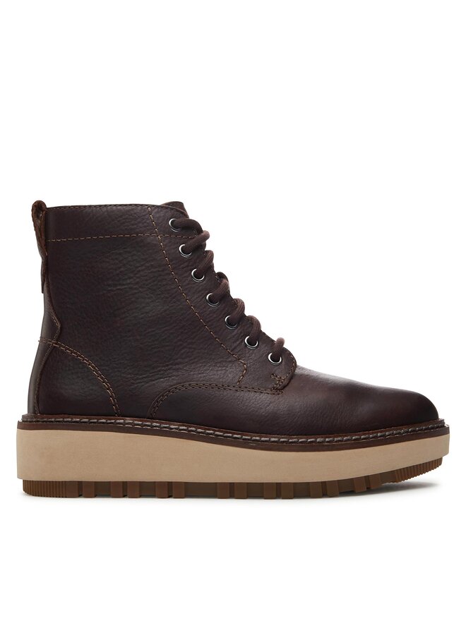Clarks Μποτάκια Clarks Orianna W Lace 261747994 Καφέ