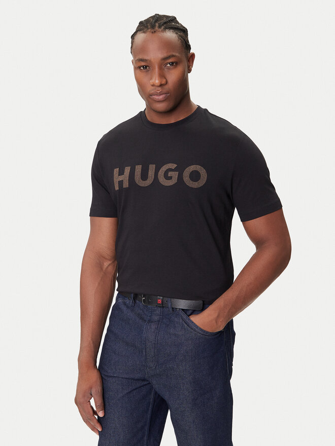 HUGO HUGO Camiseta Dulivio 50542737 Negro Regular Fit