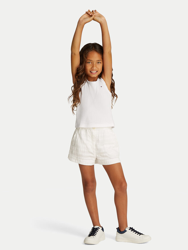 Tommy Hilfiger Tommy Hilfiger Top Essential KG0KG08588 S Blanco Regular Fit