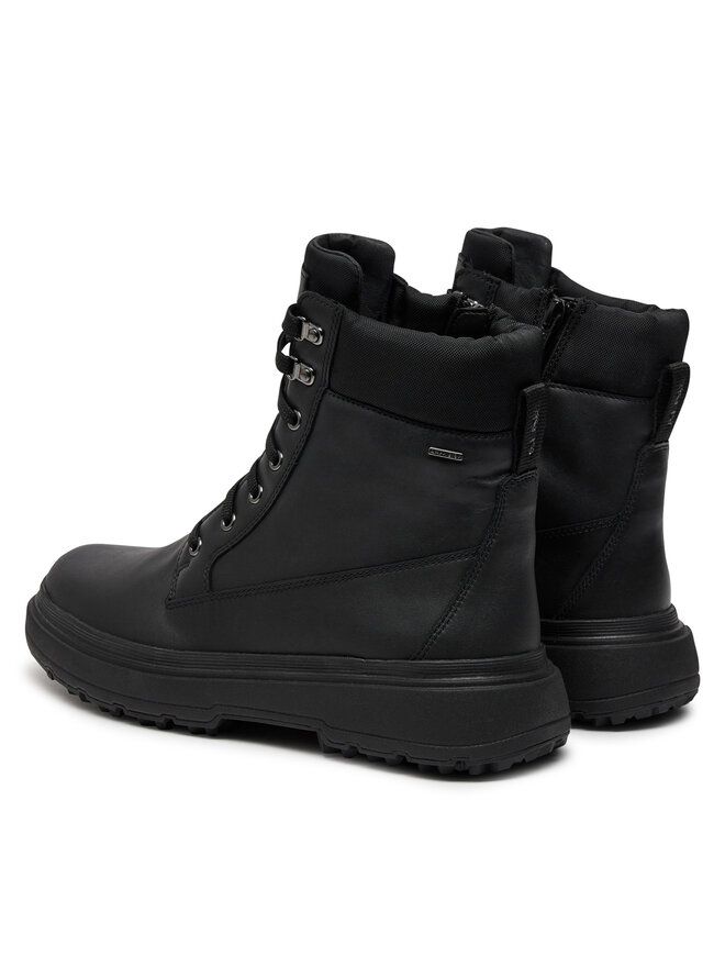 Geox Schnürstiefeletten Geox D46XMB 08511 C9999 Schwarz