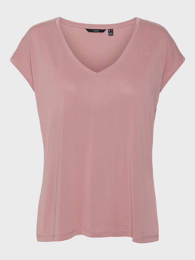Vero Moda Vero Moda Póló Filli 10247666 Rózsaszín Regular Fit