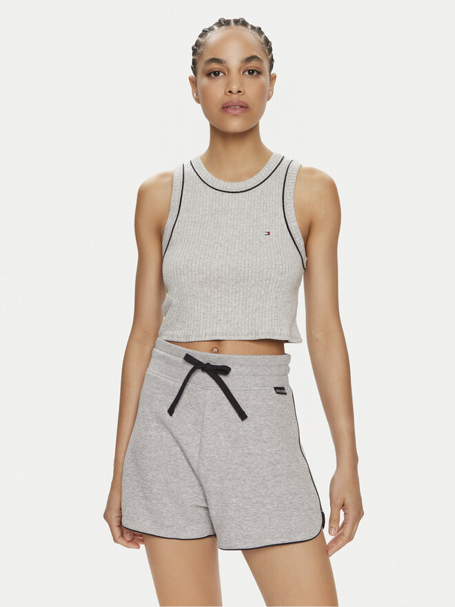 Tommy Hilfiger Tommy Hilfiger Felső UW0UW05232 Szürke Slim Fit