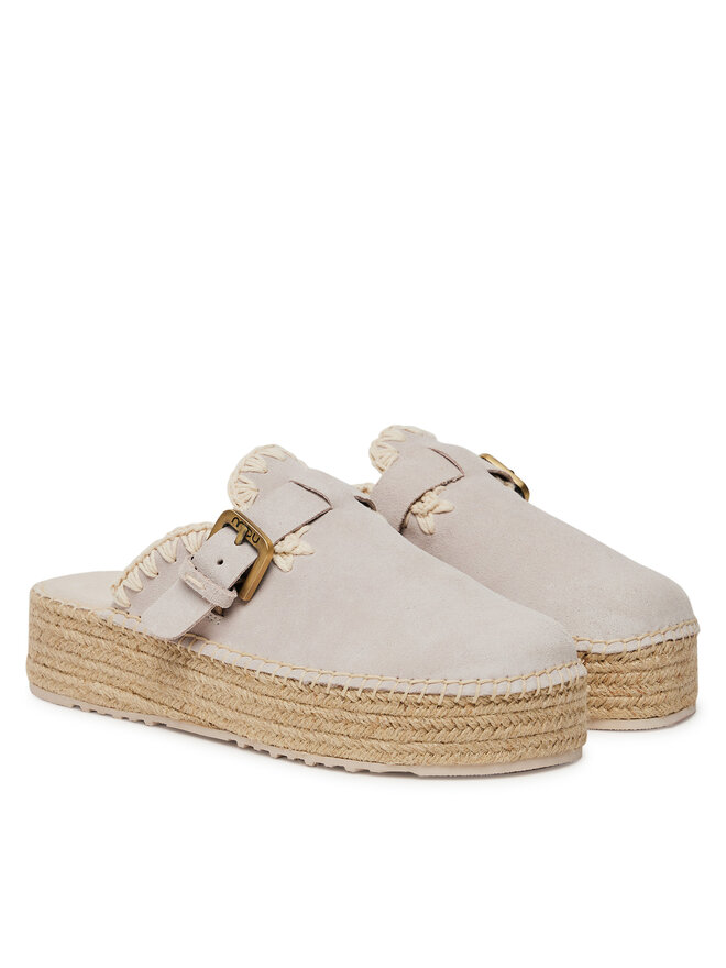 Mou Espadrilles Mou Jute clog plain MU.SW641000A Pelēks