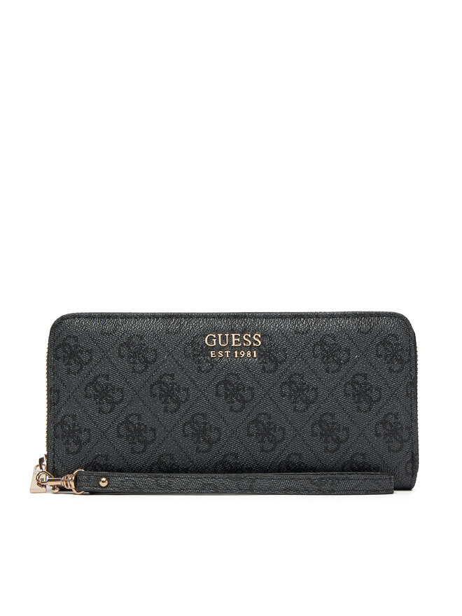 Guess Liels sieviešu maks Guess Brenton Slg SWLG96 48146 Pelēks