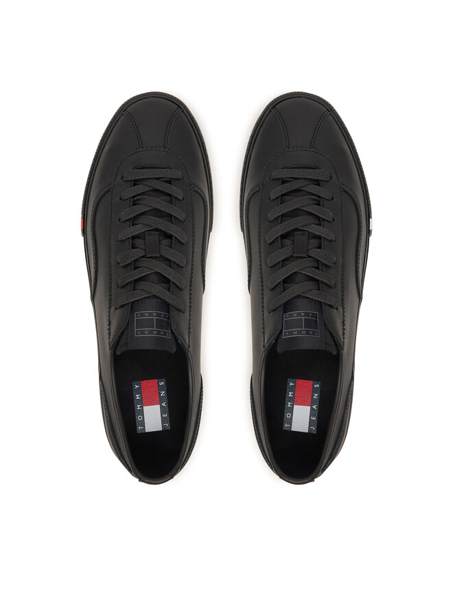 Tommy Jeans Sneakers Tommy Jeans Archive Y2K Leather EM0EM01767 Schwarz