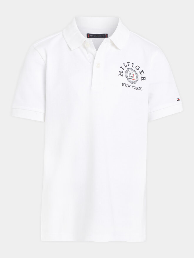 Tommy Hilfiger Tommy Hilfiger Poloshirt Monotype KB0KB08801 Weiß Regular Fit