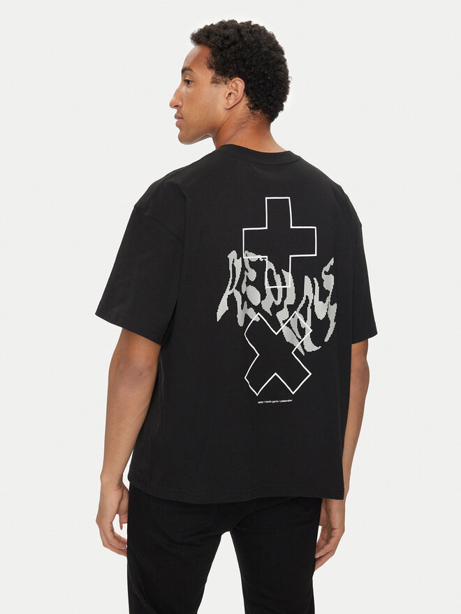 REPLAY Replay T-Shirt MMG350.000.23454 Μαύρο Oversize