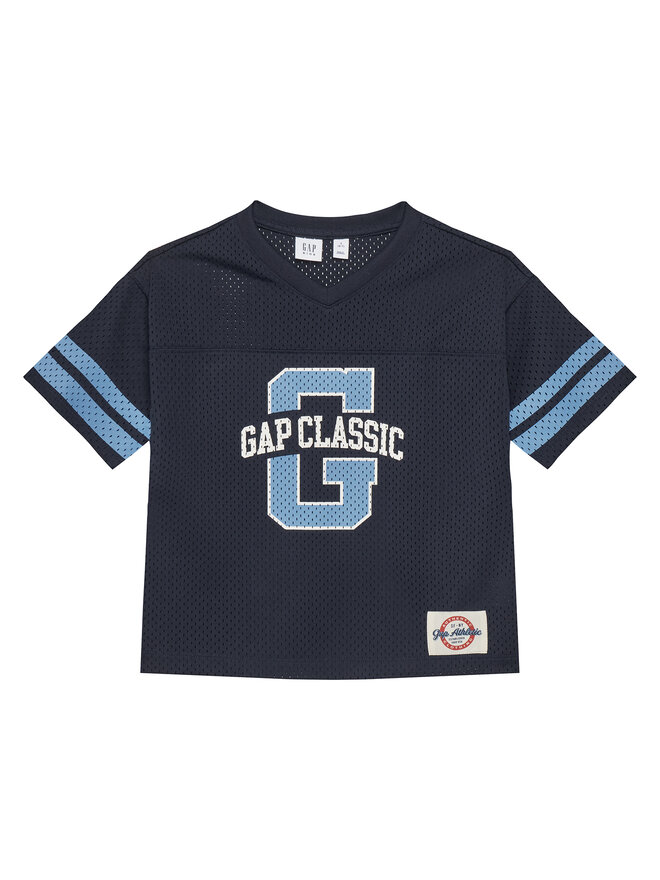 Gap Gap Marškinėliai 729404-02 Tamsiai mėlyna Relaxed Fit