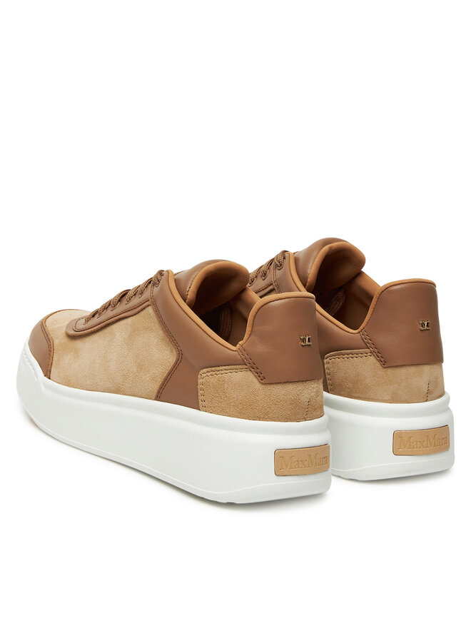 Max Mara Sneakersy Max Mara Maxi 2524766071650 Hnědá