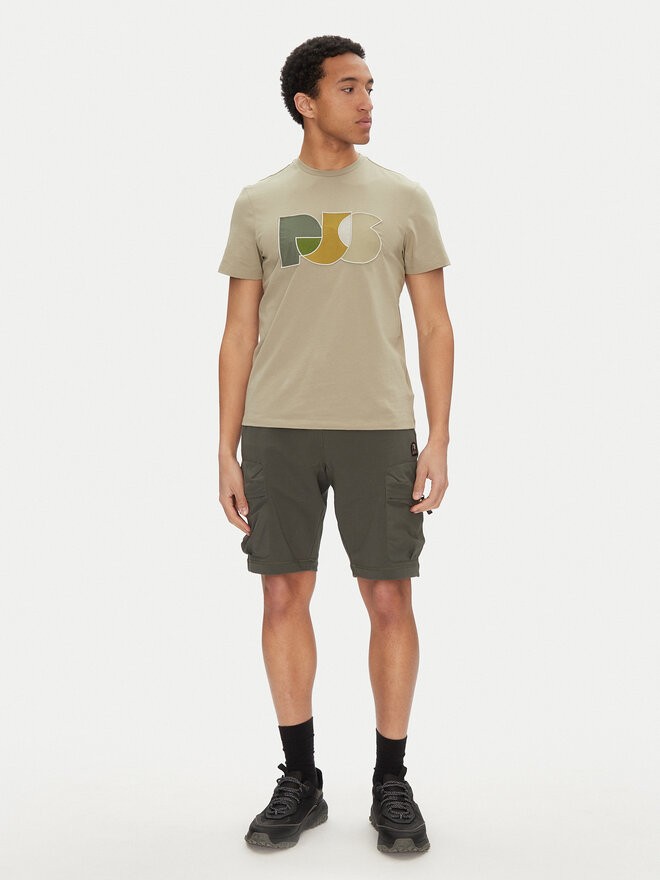 Parajumpers Parajumpers T-Shirt Leland 25SMPMTSGT09 Μπεζ Regular Fit