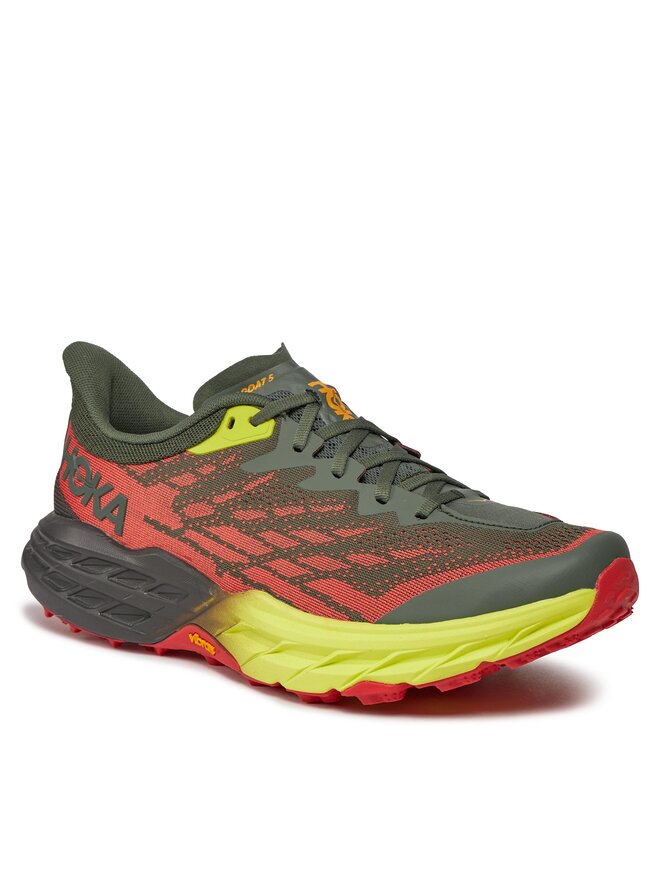 Hoka Laufschuhe Hoka Speedgoat 5 Wide 1123159 Grün