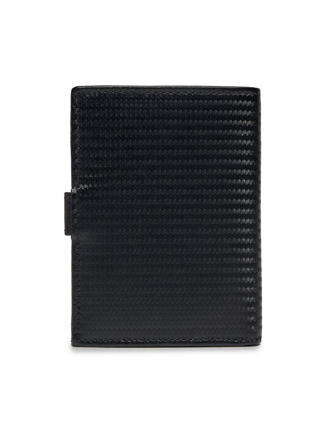 Semi Line Голям мъжки портфейл Semi Line P8270-0 Черен
