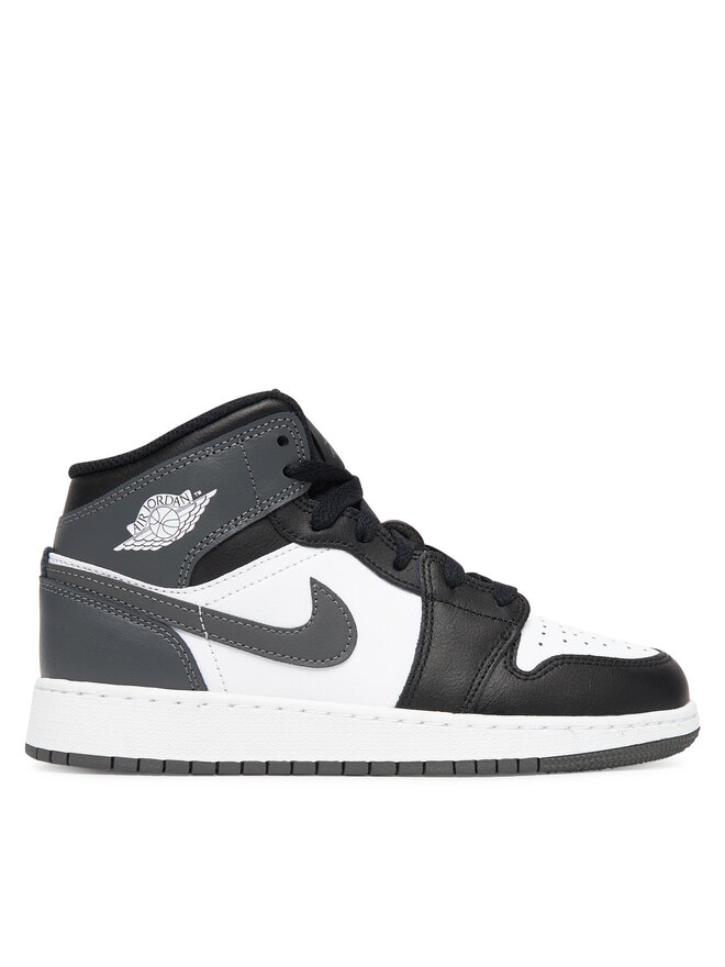 Nike Sneakersy Nike Air Jordan 1 Mid (GS) DQ8423 001 Sivá