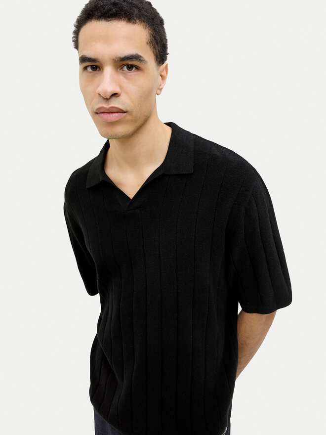Jack & Jones Jack & Jones Poloshirt Varenna 12272578 Schwarz Relaxed Fit
