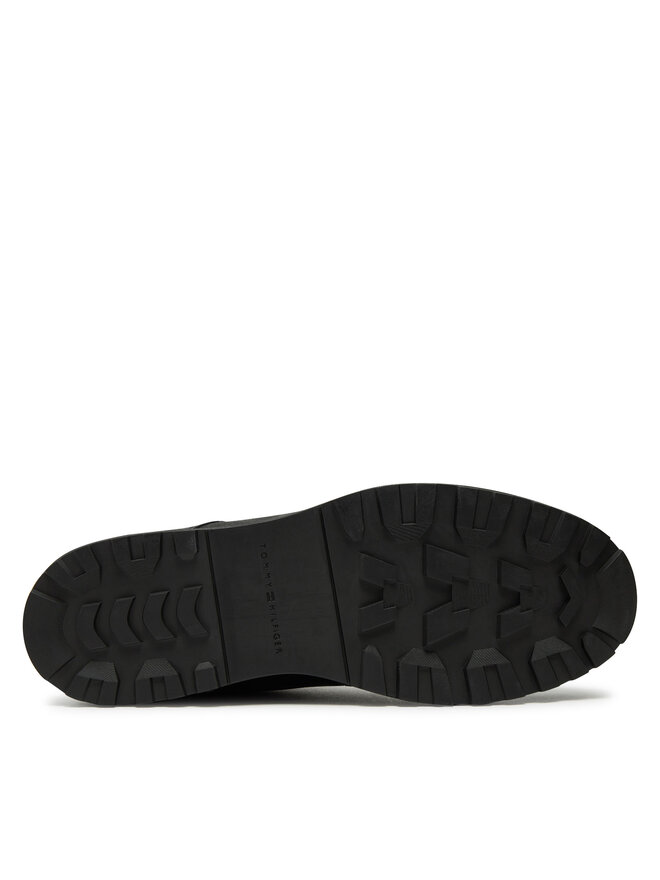 Tommy Hilfiger Polacchine Tommy Hilfiger Corporate Warm Outdoor Lth Boot FM0FM05148 Nero