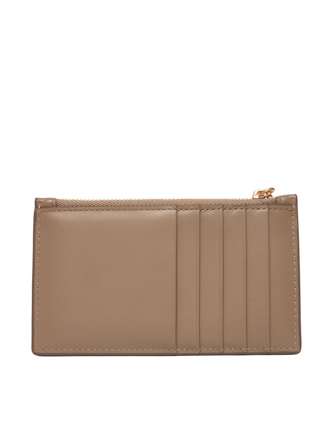 Calvin Klein Kreditkartenetui Calvin Klein Ck Zip Cardcase 6Cc LV04F1076G Beige