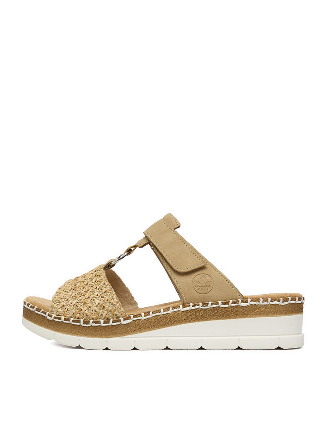 Rieker Pantoletten Rieker CEO-V1243-60 Beige
