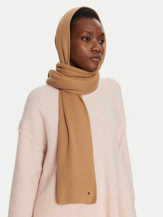 Tommy Hilfiger Bufanda Tommy Hilfiger Essential AW0AW16640 Beis