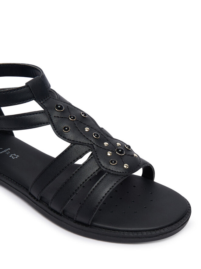 Geox Sandalen Geox Jr Sandal Karly J6535D 000BC C9258 D Schwarz