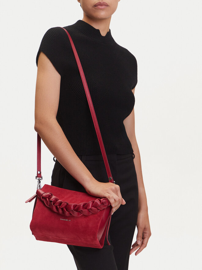 Coccinelle Handtasche Coccinelle E1 P6P 58 01 01 Dunkelrot
