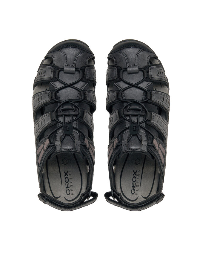 Geox Sandály Geox Uomo Sandal Strada U4524C 000ME C9999 Černá